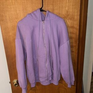Purple Zip-Up Hoodie